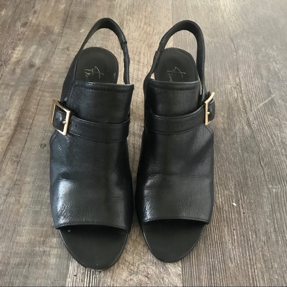 Franco Sarto Leather Sandals
